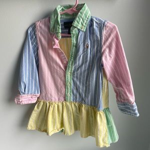 Super colorful dress.